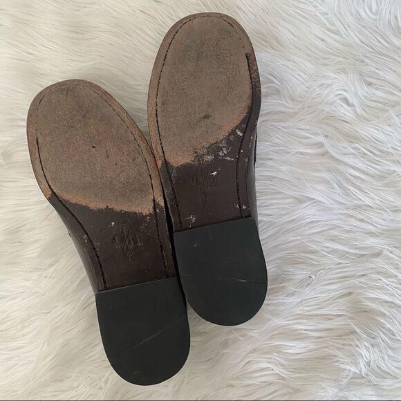 Cole Haan Brown Leather Pinch Penny Loafers 9